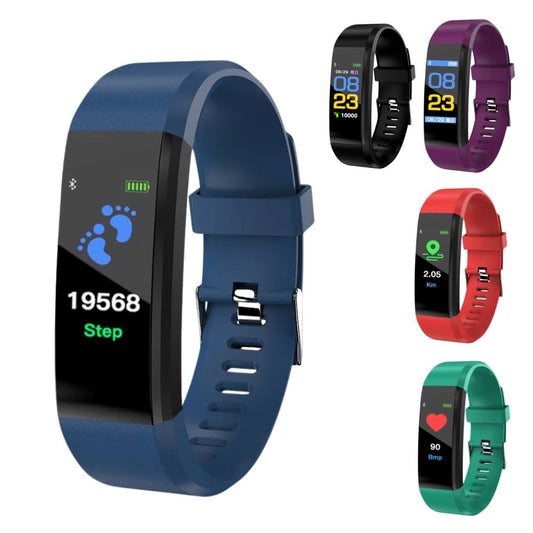 Senior Smartwatch with Health Monitoring, User-Friendly Design, 0.96 Inch LED Screen, Heart Rate and Blood Pressure Tracking 0