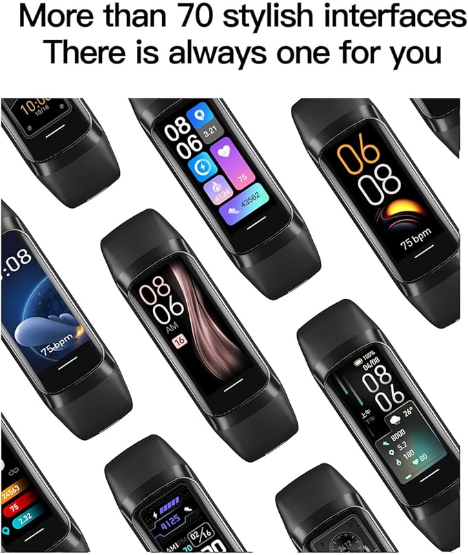 AMOLED Smartwatch with Health Monitoring, Waterproof, Compatible with iOS and Android – Fitness Tracker for Men and Women 4