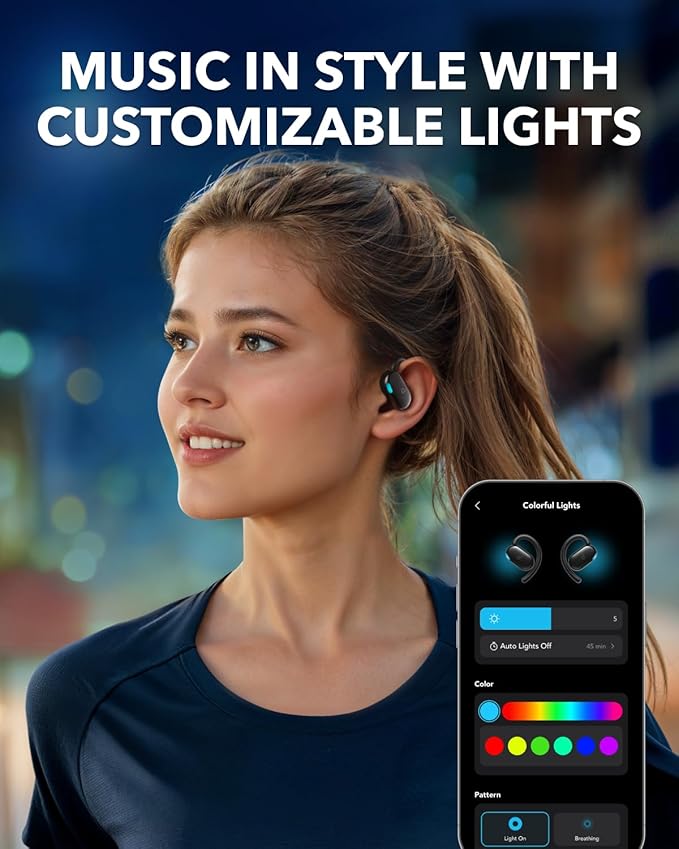 Bluetooth Sports Headphones with IPX7 Water Protection and Rotating Ear Hooks – Best Earbuds for Running and Gym Use 6