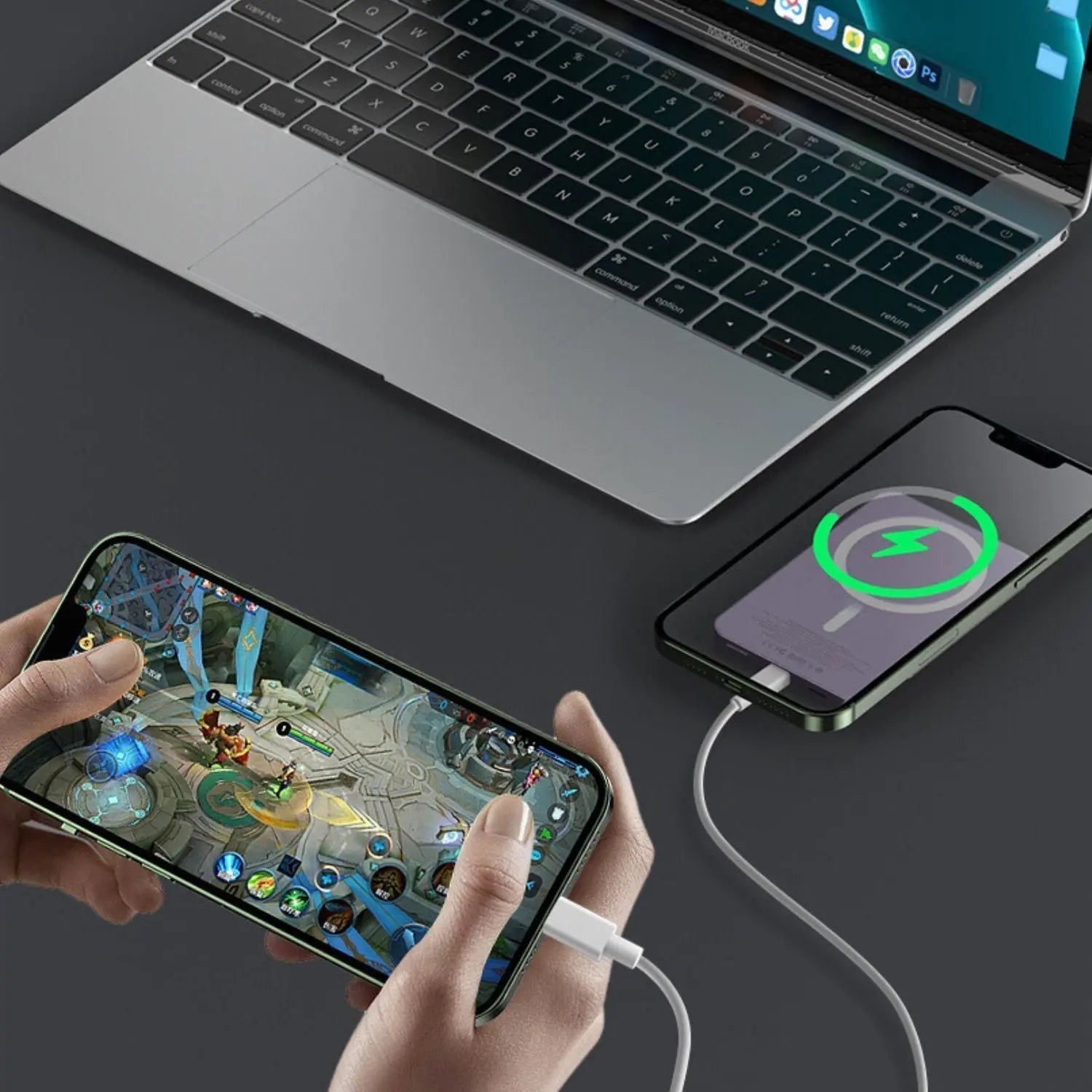 MagSafe Power Bank 10,000mAh – Fast Charging Portable Charger for iPhone with Magnetic Compatibility and Compact Design 3