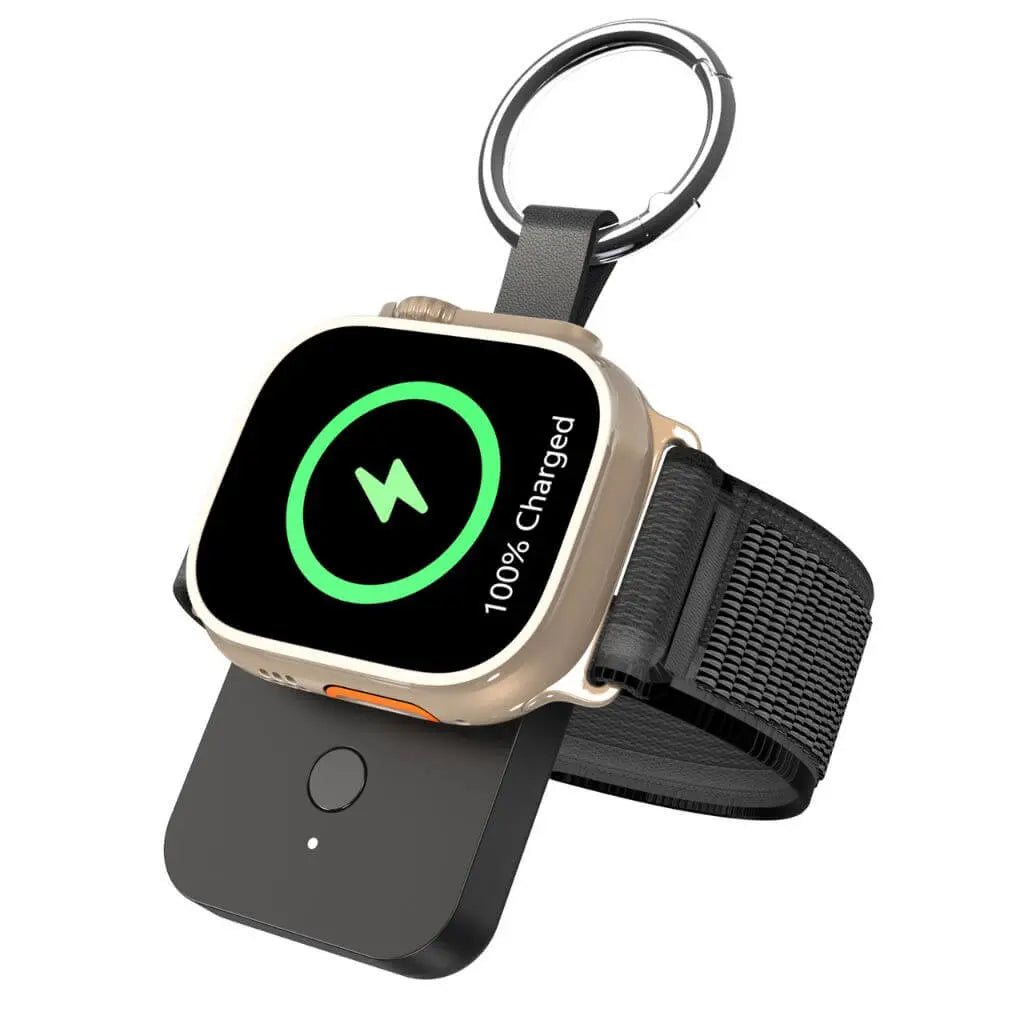 Portable Power Bank for Apple Watch – 1000mAh Keychain Charger, Compact and Lightweight Portable Charger 8