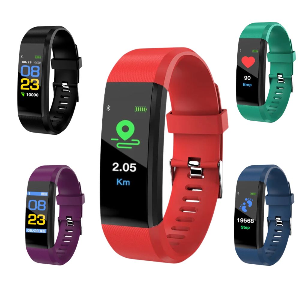 Senior Smartwatch with Health Monitoring, User-Friendly Design, 0.96 Inch LED Screen, Heart Rate and Blood Pressure Tracking 12
