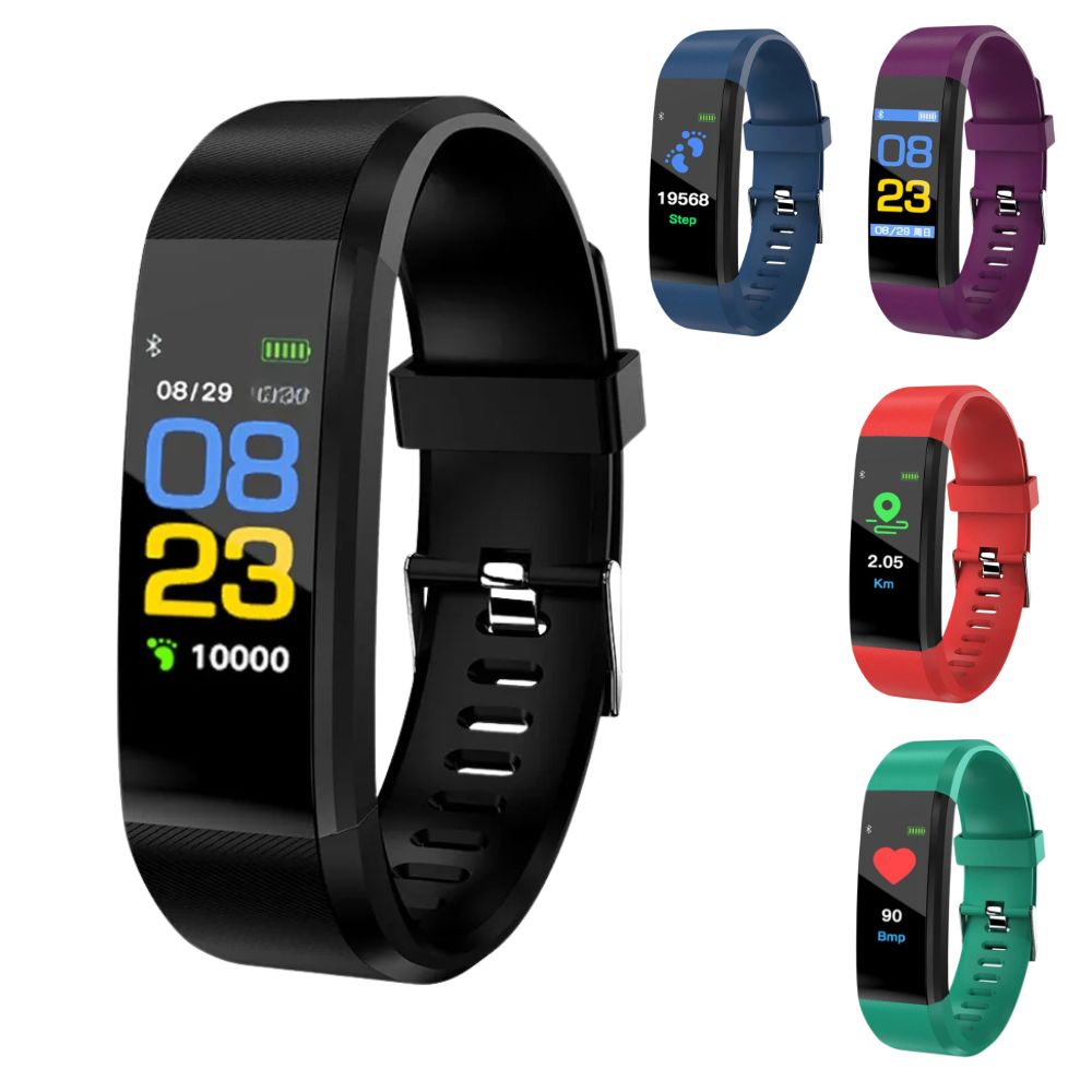 Senior Smartwatch with Health Monitoring, User-Friendly Design, 0.96 Inch LED Screen, Heart Rate and Blood Pressure Tracking 9