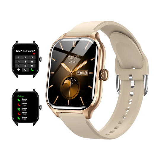 Smartwatch for Men and Women with Fitness Tracking, Call Answering, and Music Control – Compatible with iOS and Android 0