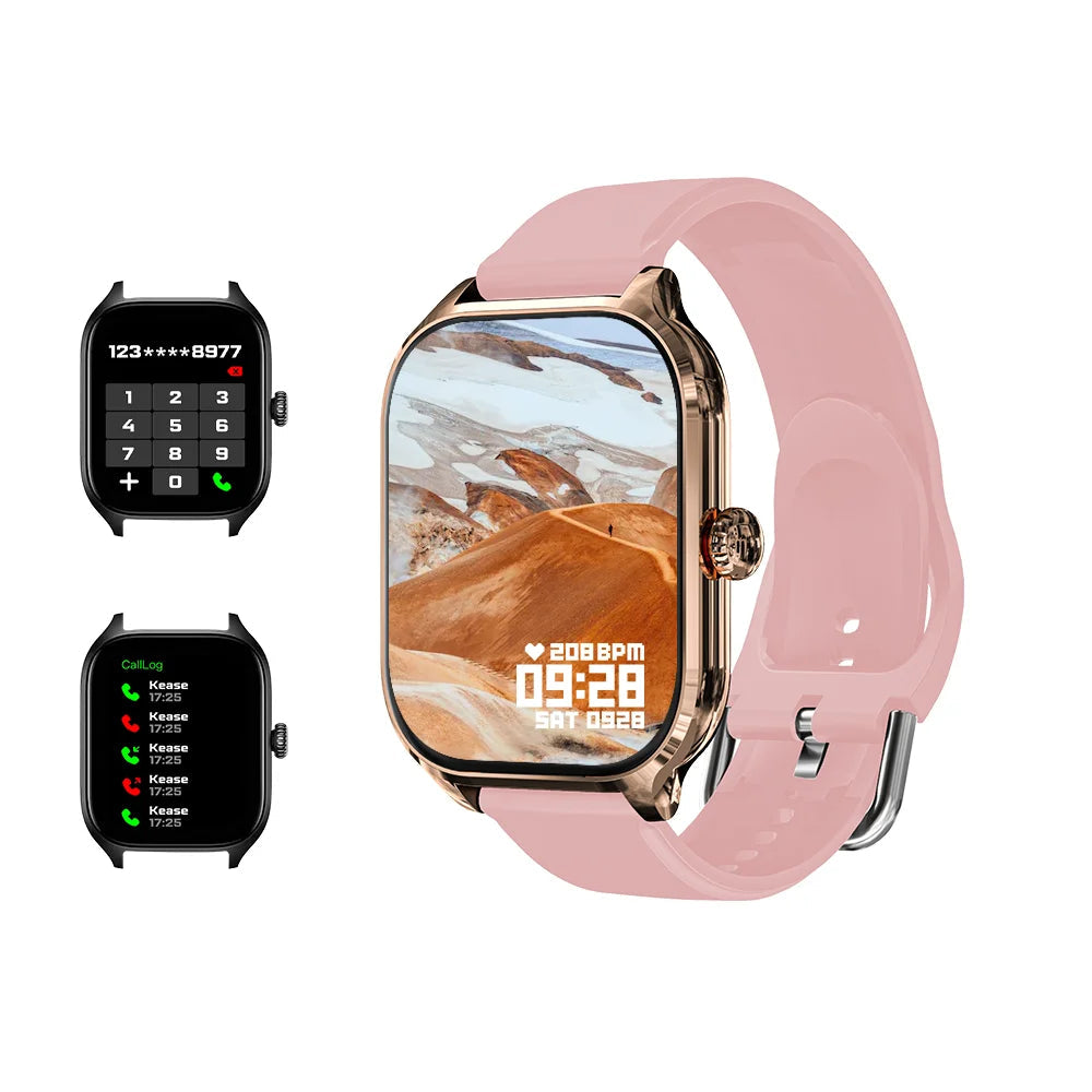 Smartwatch for Men and Women with Fitness Tracking, Call Answering, and Music Control – Compatible with iOS and Android 7