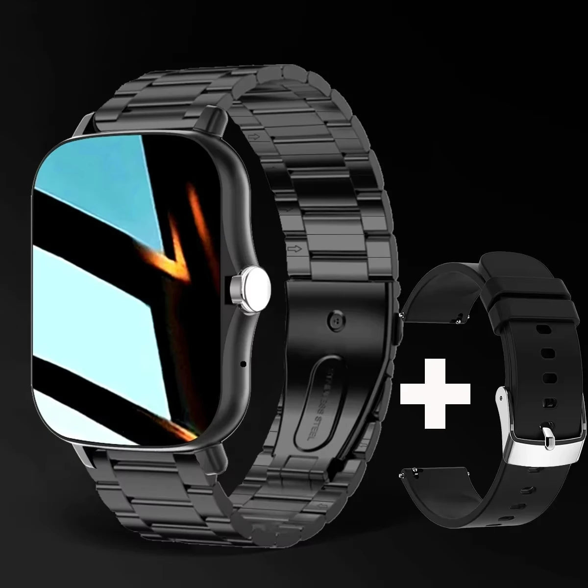 Waterproof Smartwatch with Full Touchscreen, Heart Rate Monitor, and Bluetooth – Fitness Tracker for iOS and Android 13