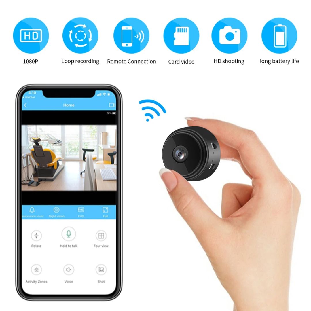 Wireless HD Home Security Camera with 150° Viewing Angle and Night Vision - Outdoor Wireless Surveillance Camera 3
